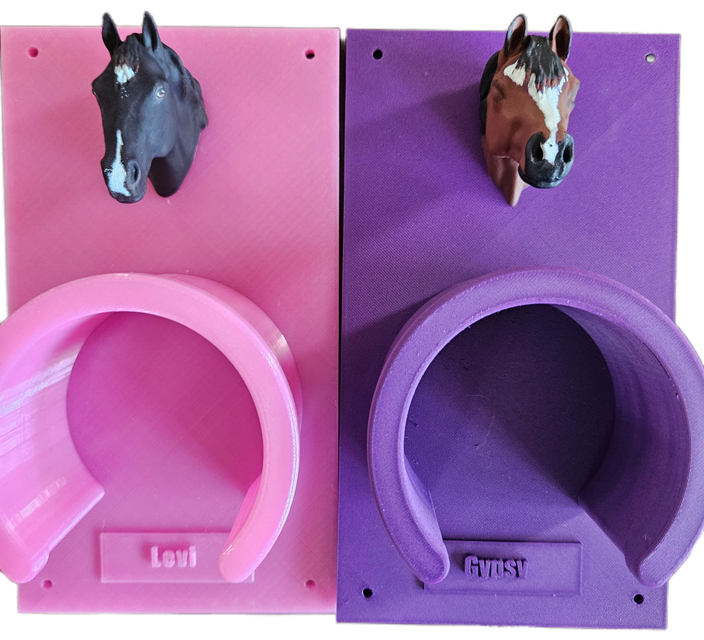 personalized halter holder plaque